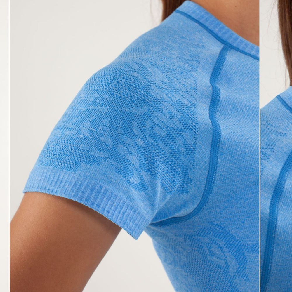 lululemon athletica Blue Short Sleeve Tee - Picture 9 of 12